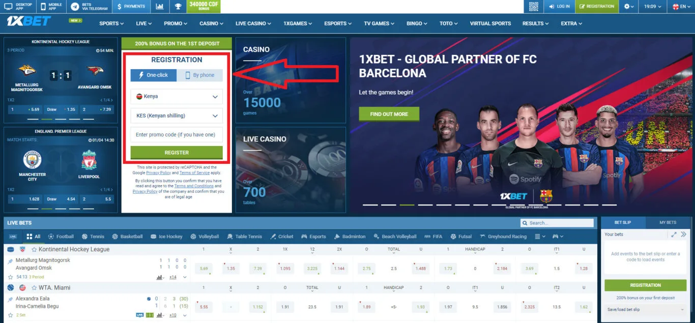 1xBet legal in Kenya